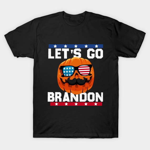 Lets Go Brandon Funny Men Women Vintage Halloween shirt T-Shirt by Pigmentdesign